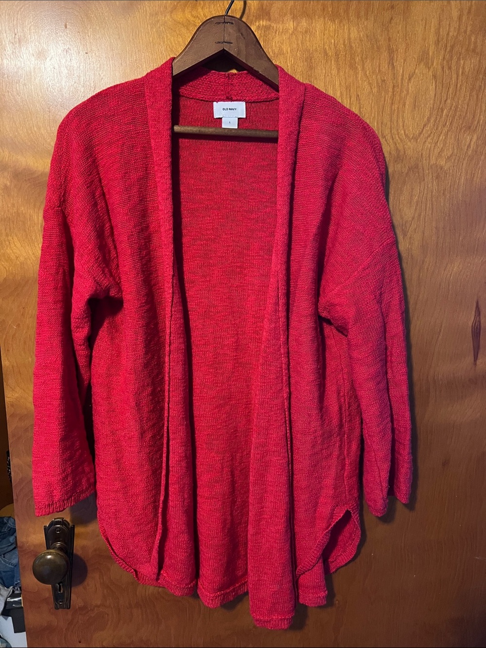 Old Navy Bright Pink Open-Front Women's Cardigan
